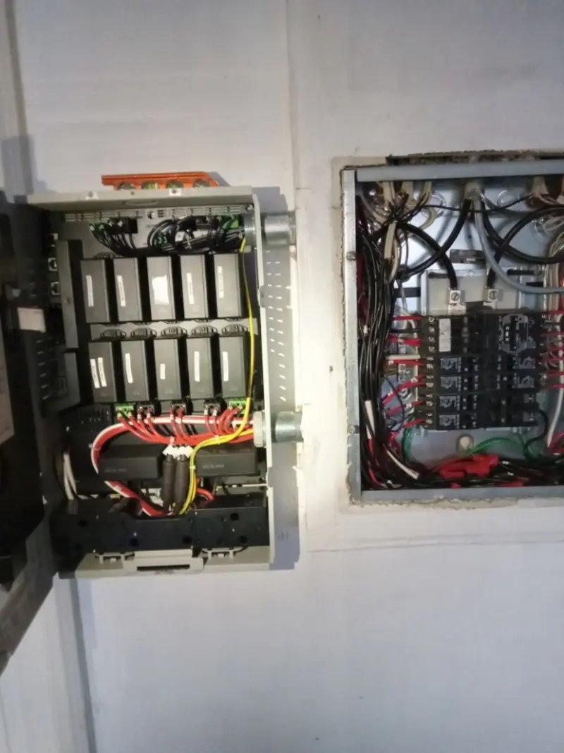Electrical panel upgrade completed for Security Camera Wiring in Parma Heights